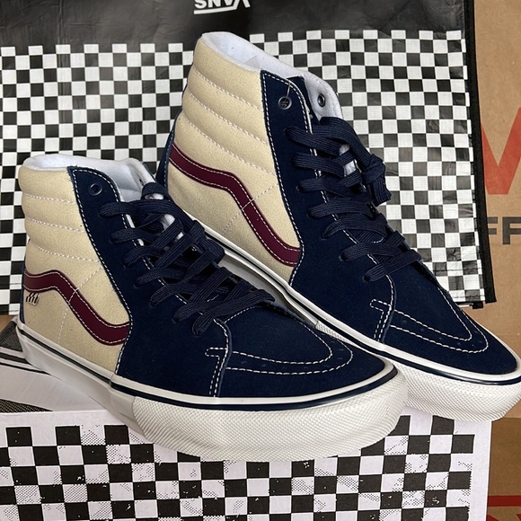 Vans Skate Sk8-Hi Dress Blues/Turtle Dove Men’s sneakers - Picture 5 of 16